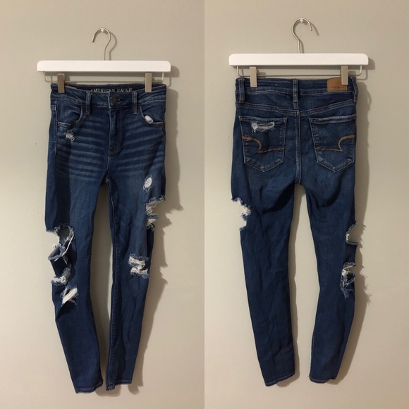 jeans with rips on the side